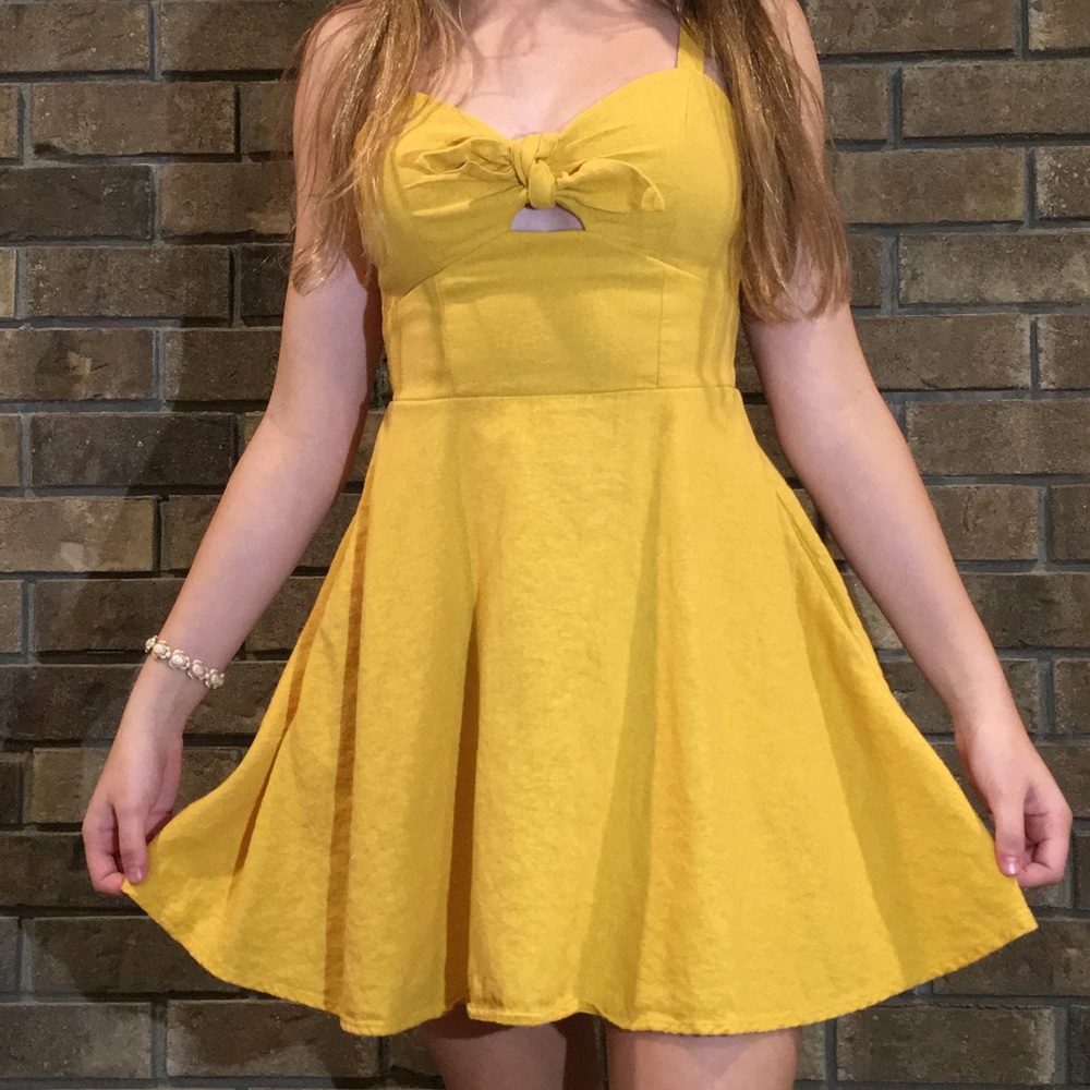 yellow sunshine dress